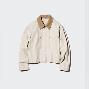 Uniqlo zip-up short jacket